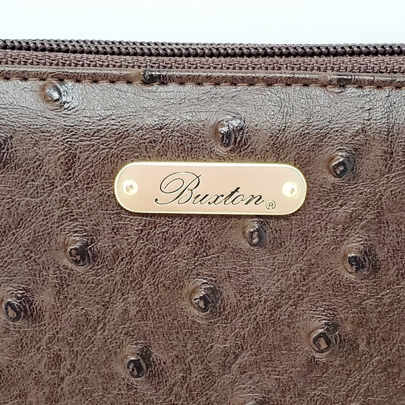 Buxton Ostrich Brights Ultimate Originizer Crossbody - Picture 3 of 8